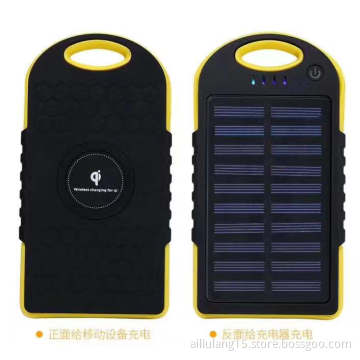 S7 Solar power bank Wireless Functions